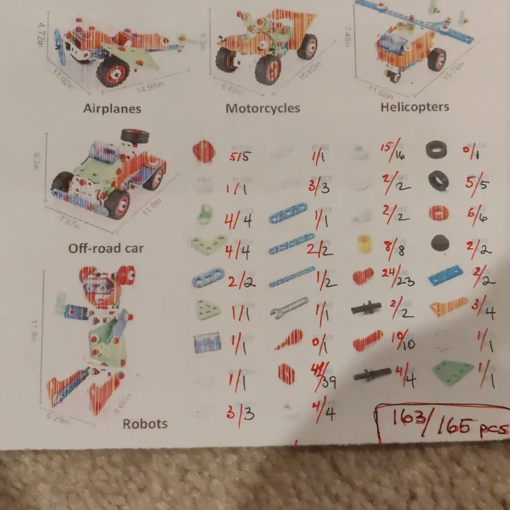 STEM Toys Building Blocks Kids Construction Toy Set Best Girls Boys Gifts